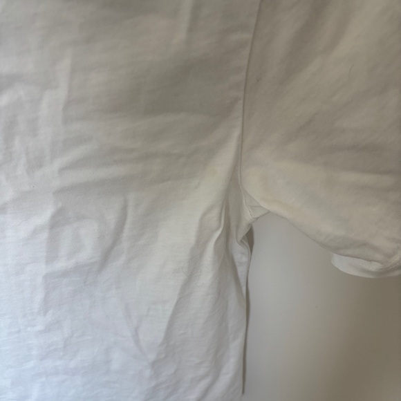 All Saints Gigi drawcord centere cropped t shirt - Picture 7 of 7